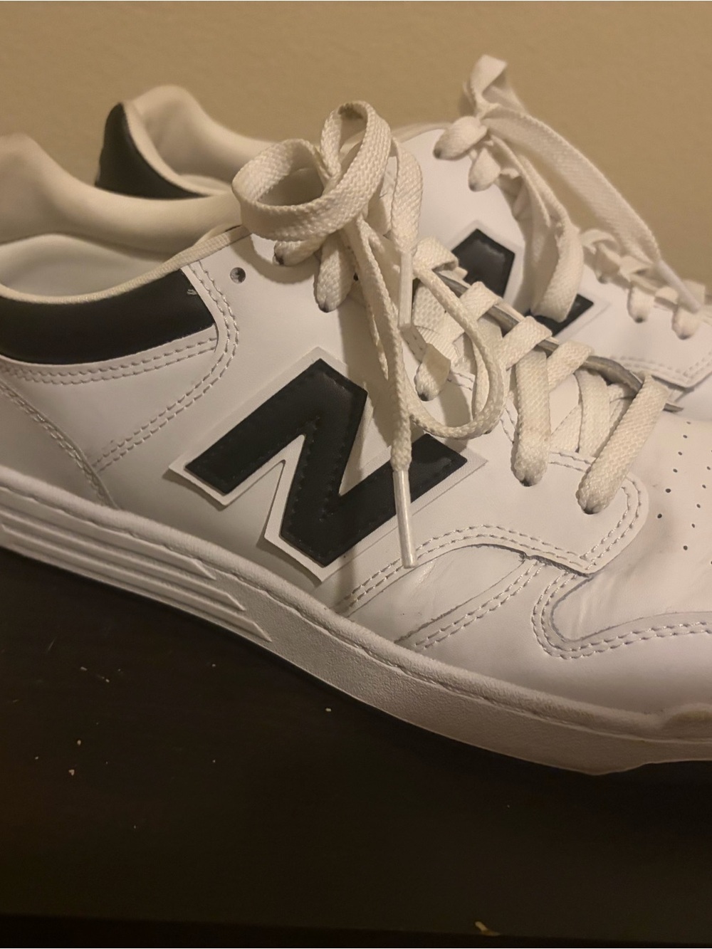 New Balance White and Black Men's 480s